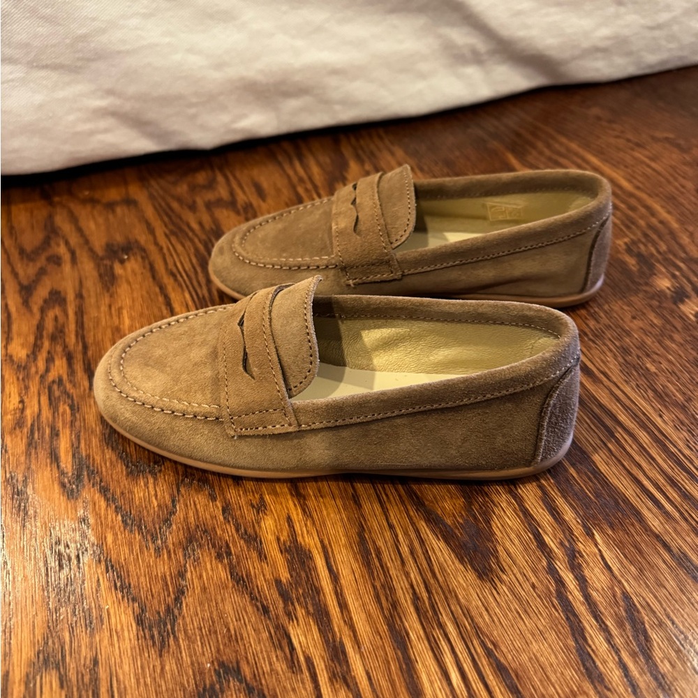 Elephantito Tan Kids Dress Loafers - Picture 4 of 10